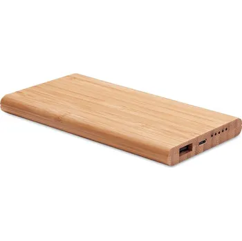 Powerbanka Bezdrátová powerbanka, bambus - MO9662-40