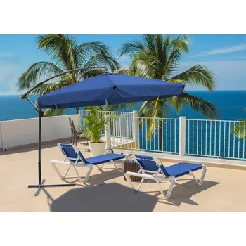 Slunečník Slunečník Garden Pleasure šestihranný, modrý, sklápěcí Ø 300,0 cm | 507346