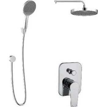 Sprchový set kielle Harmonia - Sprchový set s baterií pod omítku, pro 2 spotřebiče, s příslušenstvím EcoSpare a tělesem, chrom 20623SP110