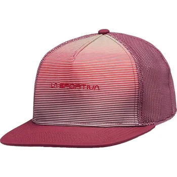Kšiltovka Kšiltovka LA SPORTIVA Fade Trucker, Redwood/Mountain Red - L