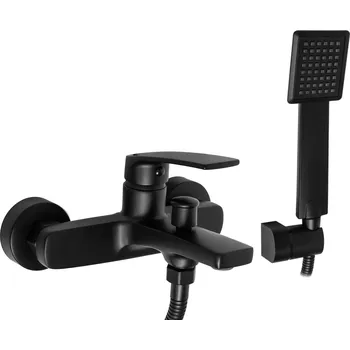 Panel k vaně Vanová baterie MAXMAX Rea LUPPO se sprchou - černá