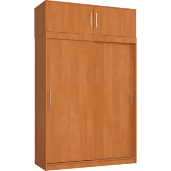 Šatní skříň Prostorná šatní skříň 150 cm VALESTRA s nástavcem - olše