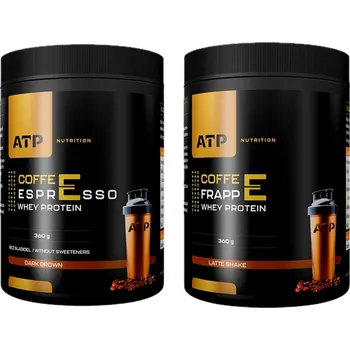 Fitness AKCE ATP Nutrition Coffee Espresso Whey Protein 360 g + Coffee Frappe Whey Protein 360 g
