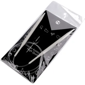 Jehlice Kruhové jehlice č. 4,5; 5; 5,5; 6; 7; 8, malé, 7 mm stříbrná