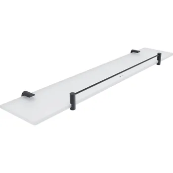 Koupelnový nábytek Černá police s ohrádkou, 60 cm NIMCO BORMO ČERNÁ BRC 11091BX-60-90 Nimco