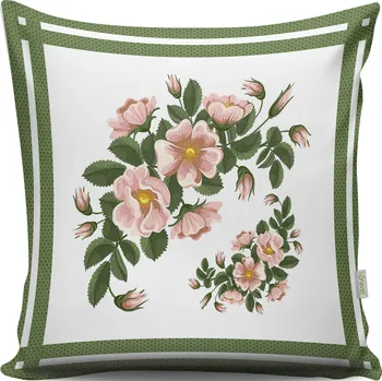 Povlak na polštářek ASIR Polštář A13091 bílý s květinami