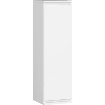 Policová skříň Úzká závěsná skříňka VALESTRA - bílá