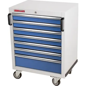 Dílenský vozík na nářadí PROFI, 7 zásuvek, modrý - MTGC1307WA