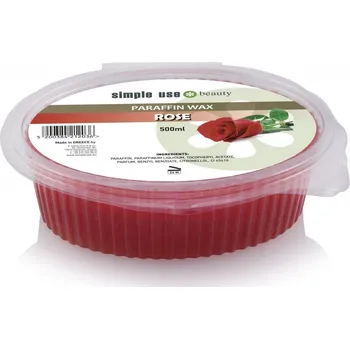 Pleťový krém simple use Parafín růže - 500ml