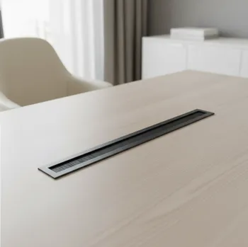 kabelová chránička Interex design Průchodka na kabely MERIDA SLIM / Černá matná