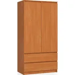 Šatní skříň se šuplíky 90 cm LOTA - olše