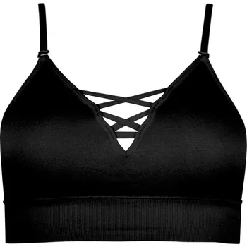 Dámské spodní prádlo June podprsenka bralette padded M černá