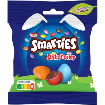 Cukrovinka Smarties Mini čokoládová velikonoční vajíčka 80 g - originál z Německa