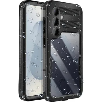 Pouzdro na mobilní telefon ShellBox - Voděodolné pouzdro IP68 - Samsung Galaxy S26 - Černá