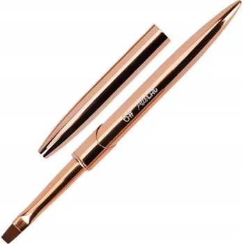 Kosmetický štětec Štětec na gel - rose gold č.6