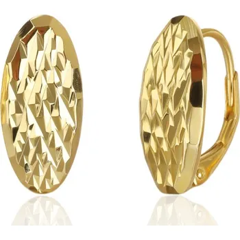 Náušnice Pozlacené stříbrné náušnice