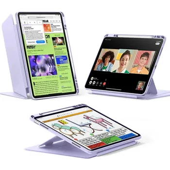 ESR - Flip Hybrid (s držákem na tužku) - iPad Air 13 (2025) - fialový