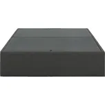 Černá čalouněná dvoulůžková postel s úložným prostorem/bez čela 140x190 cm Matters – Kave Home ID_1759076