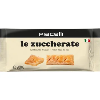 Piacelli Sfogliatine Zuccherate listové sušenky s cukrem 200 g - originál z Německa