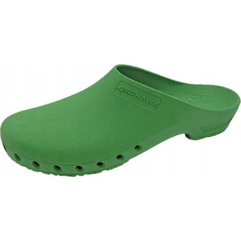 Pracovní obuv ZDRAVOTNÍ OBUV DŘEVÁKY PANTOFLE PROFILAKTICKÉ PRACOVNÍ ZELENÉ 34/35