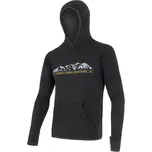 Pánská mikina klokanka SENSOR MERINO UPPER MOUNTAINS černá M