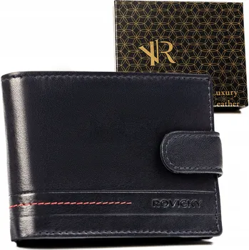 Peněženka Velká pánská kožená peněženka na patent Rovicky