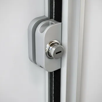Nábytkové kování Interex design Zámek na posuvné dveře SAFE / Hliník