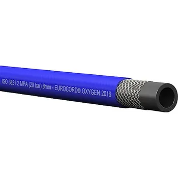 Příslušenství ke svářečce Hadice OXYGEN EN ISO 3821, 16mm, 20 bar, pro svařování kyslíkem nebo acetylenem KOVAZ 016/026/TLSC1/11