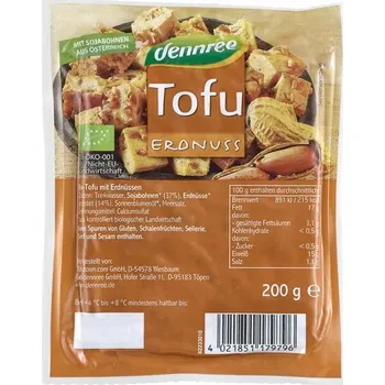 Dennree Tofu s arašídy 200 g bio