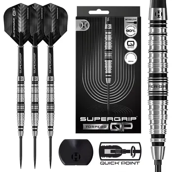 Harrows šipky Supergrip QP Torpedo steel 23g