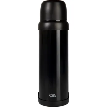 Outdoorové vybavení ALBI Luxusní černá termoláhev 1000 ml
