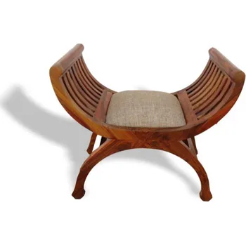 Křeslo Indický nábytek - Křeslo Senátní 60x60x40 z indického masivu palisandr Natural