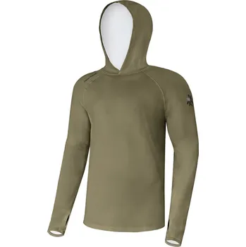 Pánské tričko Giants fishing Funkční tričko s dlouhým rukávem UV50+Hoodie Olive Green Varianta: vel.2XL
