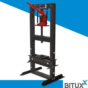 Dílenský lis Hydraulický lis do 6 tun dílenský rámový trnový do dílny Bituxx M19524