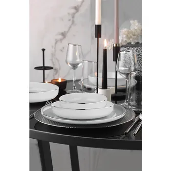 Talíř ASIR Porcelánová jídelní souprava BOULER 18 ks