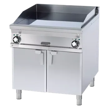 Grilovací deska 76x68 elektrická hladká s podestavbou 400 V | RM - FTL-98ET