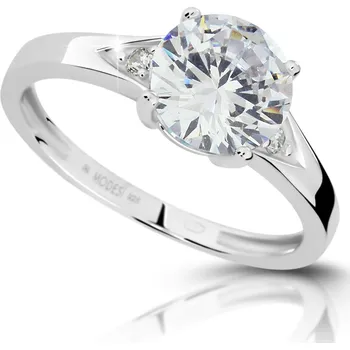 Prsten Stříbrný zásnubní prsten JA17247CZ Modesi / Obvod: 55 mm - 55 mm