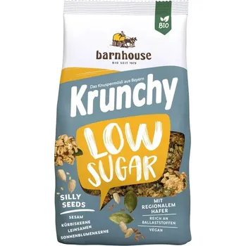 Barnhouse Ovesné krunchy se semínky bez cukru 375 g bio BIO VEGAN Množství: 1 ks