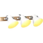 Industriální nástěnné svítidlo bílé 65 x 25 cm E27320517