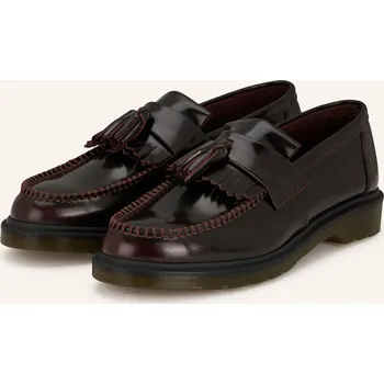 Pánská obuv Dr. Martens Pánské Lakované Mokasíny Adrian, tmavě červená, 40