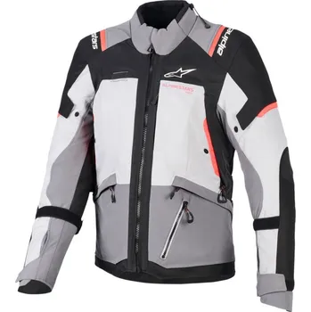 Moto bunda dámská bunda Alpinestars Stella Andes V4 Drystar tmavě grey/light grey/black/red 3XL