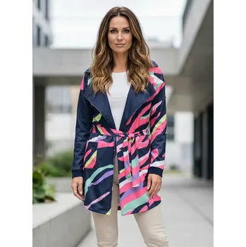 Dámská mikina Dámský kardigan KIXMI LEONIE RŮŽOVÁ S