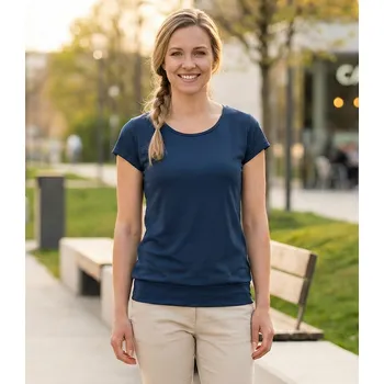 Dámské tričko Dámské triko ALTISPORT NoPrint NP/ALW021 PŮLNOČNÍ MODRÁ XL