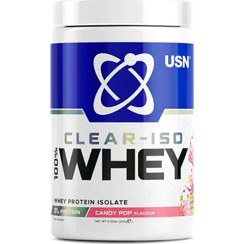 Protein USN Clear-Iso Whey 250 g Příchuť: candy pop