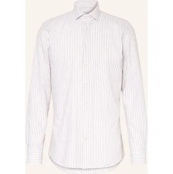 Pánská košile Profuomo Pánská Košile Slim Fit, béžová / bílá, 39