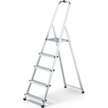Železářství Schůdky hliník 1x5 příčky 125kg DRABEST
