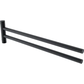 Držák na ručník Černý držák na ručníky otočný, 42 cm NIMCO BORMO ČERNÁ BRC 11096-90 Nimco