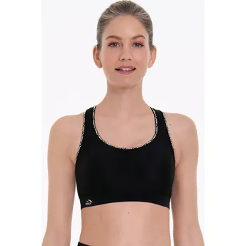 Podprsenka PanAlp Delta Top sportovní podprsenka výztuž DeltaPad 5562 black - Active 001 black 85A