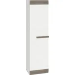 Šatní skříň Blanco - ML Meble Borovice bílá / New grey 55x202 cm