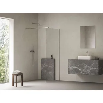 RAVAK - Walk-In Sprchová stěna Walk-In, 100x200 cm, chrom/čiré sklo GW9WA0C00Z1C